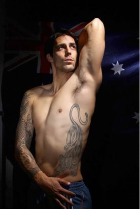 Mitchell Johnson Rib Tattoo